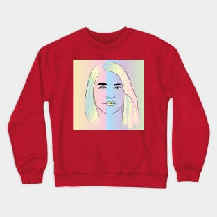 Rainbow girl Crewneck Sweatshirt